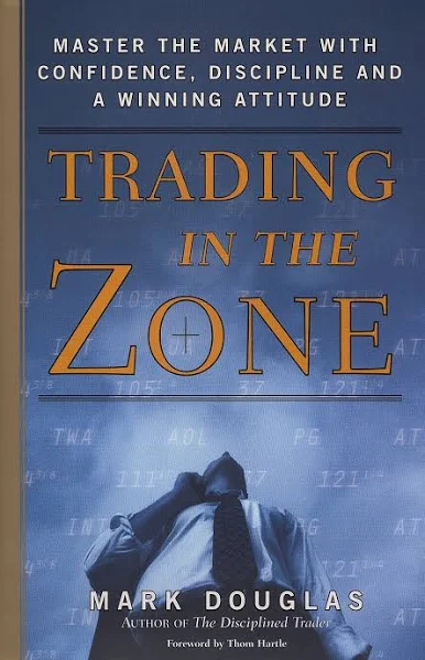 Trading in the Zone by Mark Douglas Book Cover - TradeZella